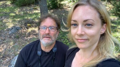 Ola Jennersten och Helenah Swedberg i WWF TV.