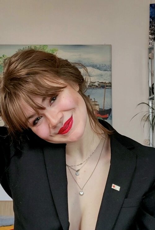 Matilda Holmberg, Svenska Röda Korsets Ungdomsförbund. Foto: Privat