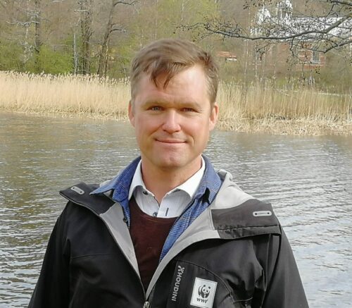 Gustaf Lind vid Edsviken Ulriksdals slott 2021 Foto Marie von Zeipel WWF.jpg