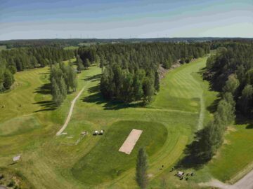 Flygbild Mjölby golfklubb (c) Troy Enekvist