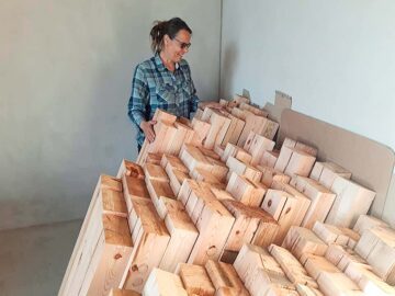 Magasinet 4-25. Astrid, återbruk trappa