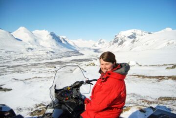 Malin Aronssson forskare Järv. Magasinet 4-25. Foto: Jens Persson
