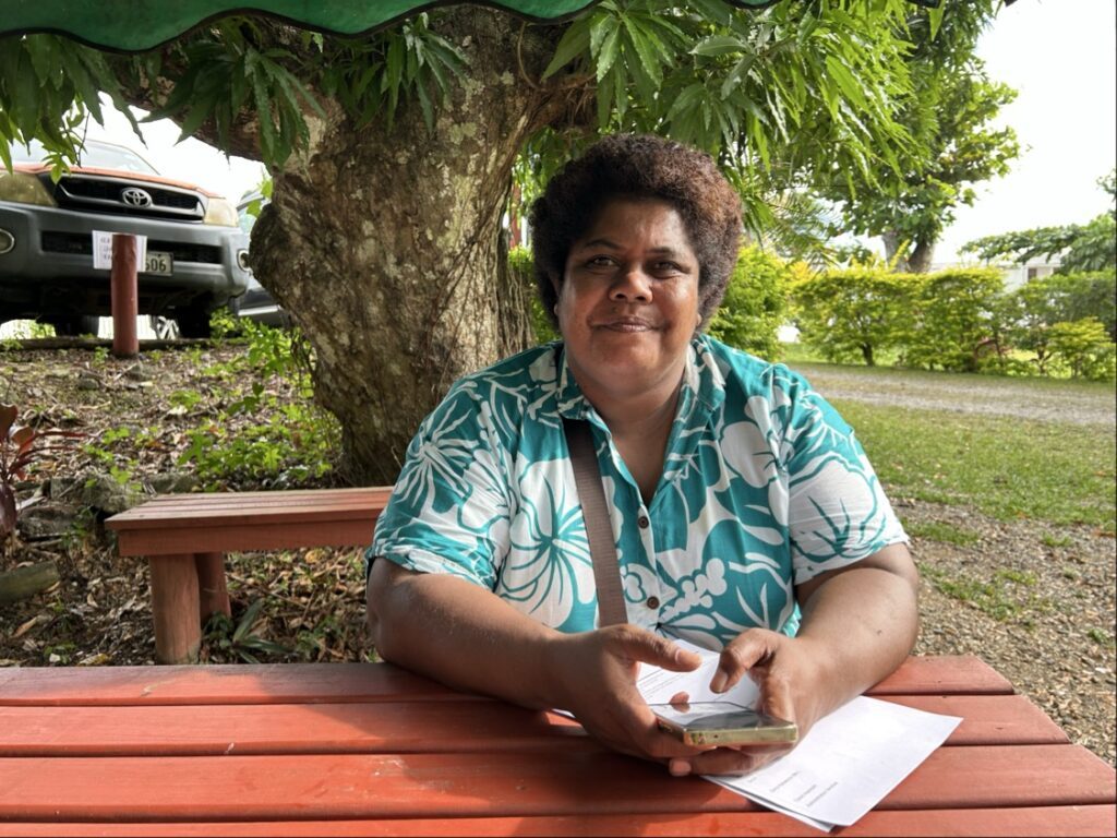 Lavenia Naivalu på Fiji.