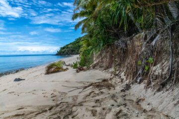 Sandstrand på Fiji.