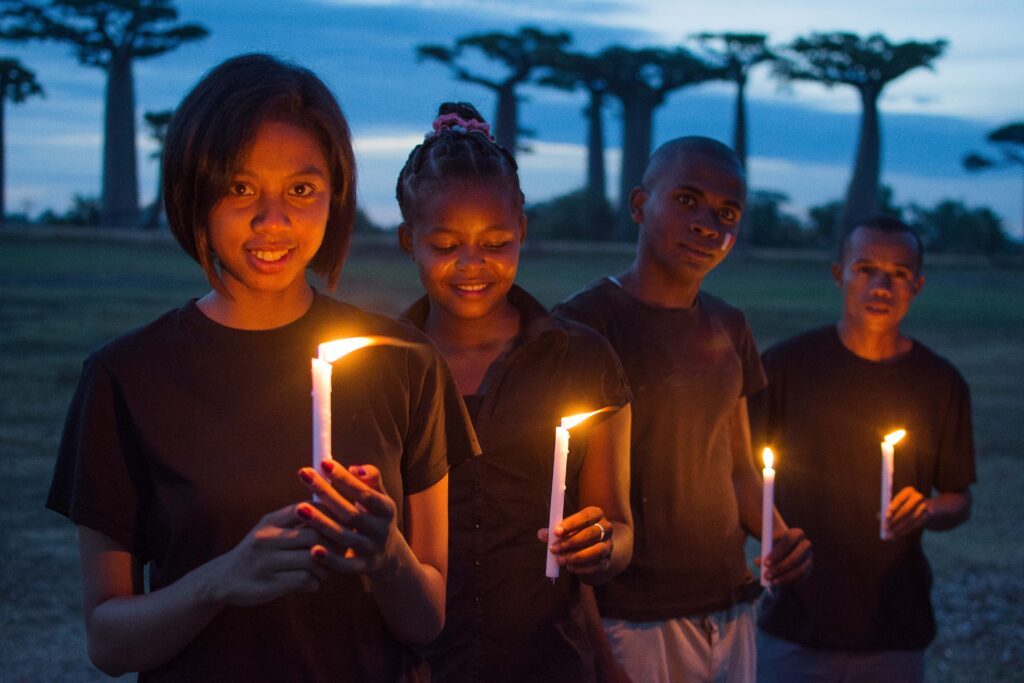Earth Hour firande i Madagaskar 2016.