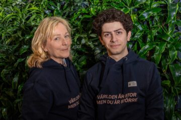 Bild på Marianne Nordin och Gaga Jakhashvili - WWF Sweden Youth. Foto: Gaga Jakhashvili